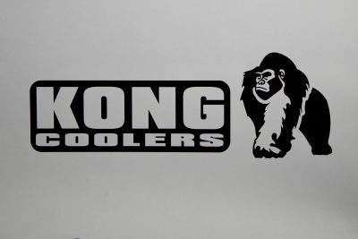 Kong Sticker, Black-1333 Horizontal