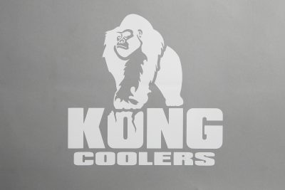 Kong Sticker, White-1332 Vertical