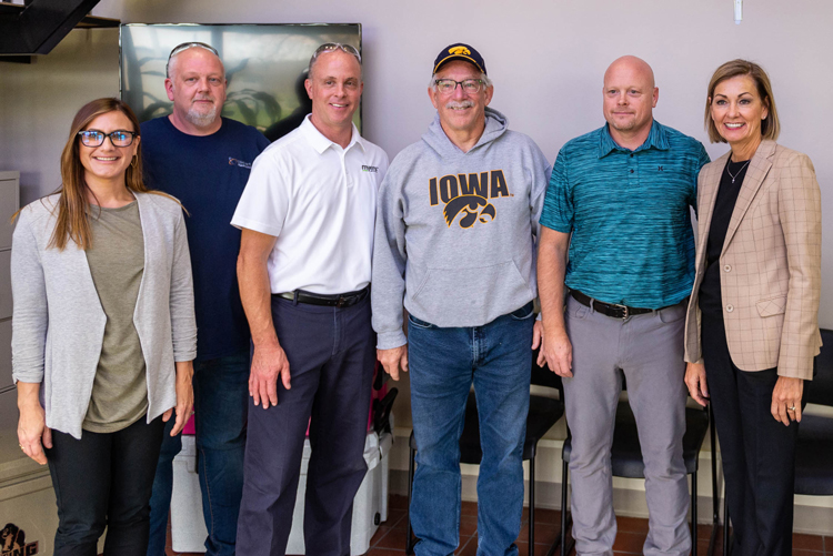 Governor Reynolds Visits Iowa Rotomold Plant